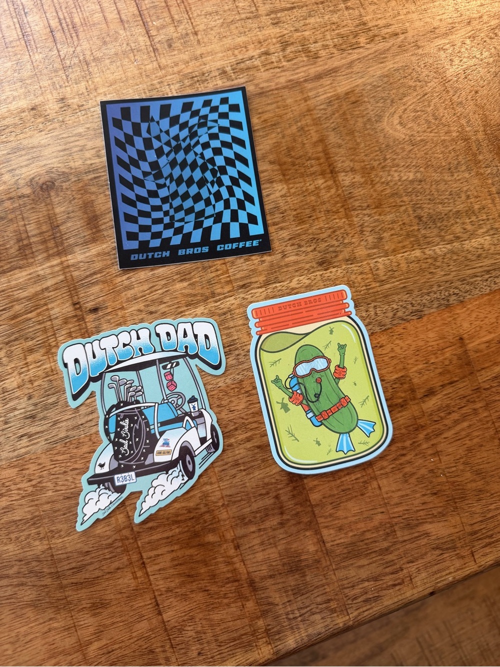 Dutch Bros Sticker Trio pack